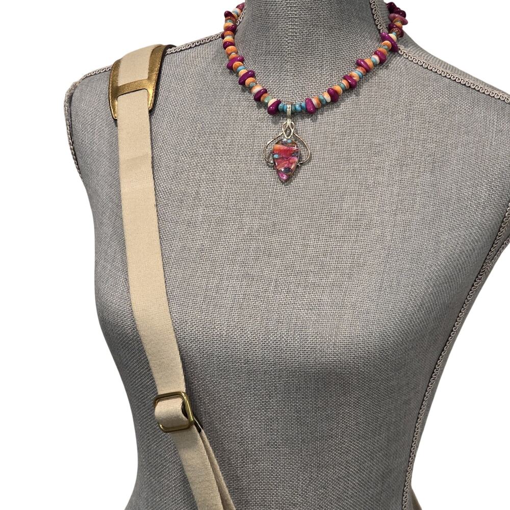 Coach Legacy Stripe Swingpack Crossbody Multicolor Satin Gold Trim Y2K Rare - Picture 8 of 13